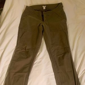 J Crew skinny stretch cargo pants